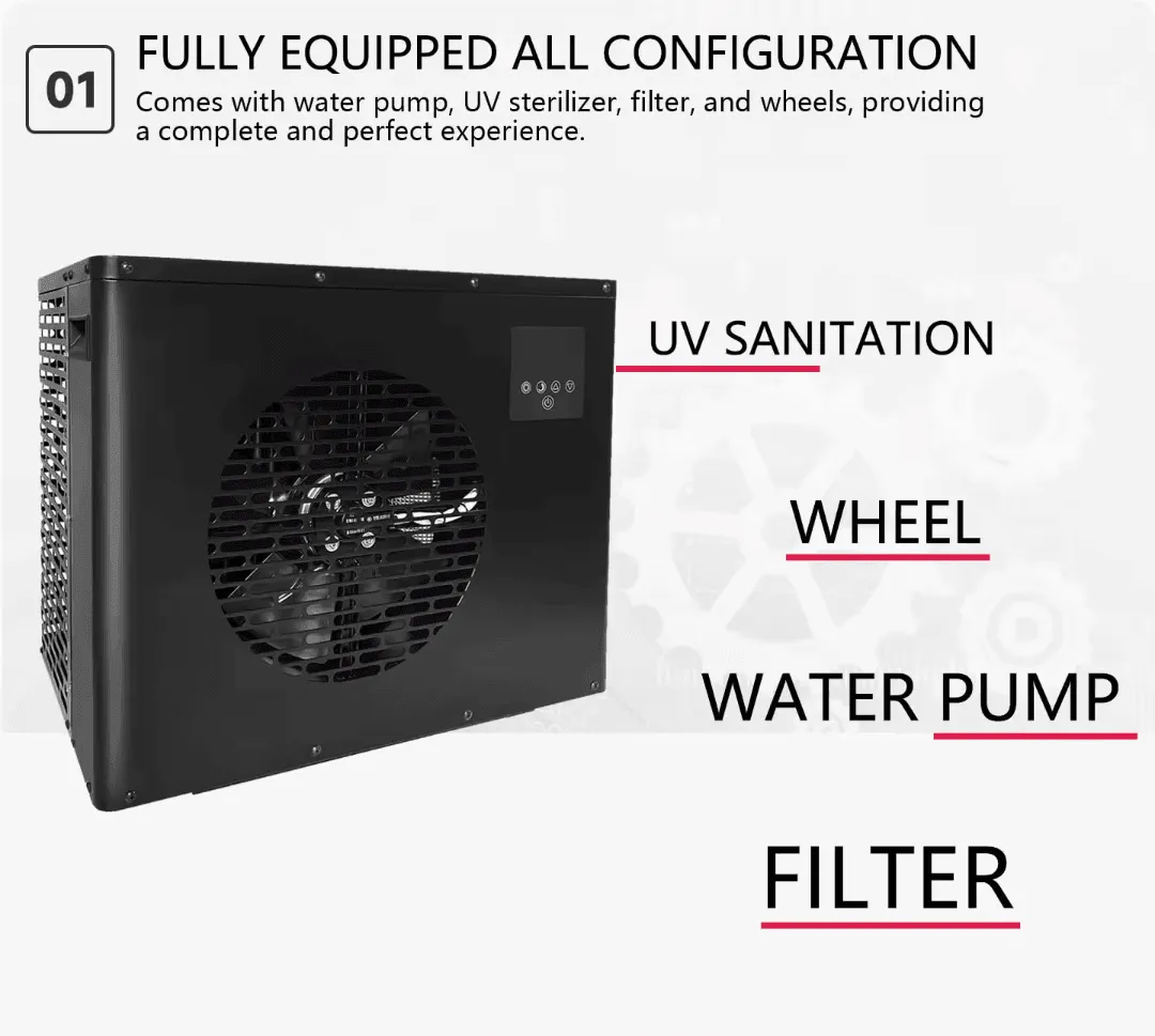1 HP WIFI water cooler sport recovery ice bath water chiller