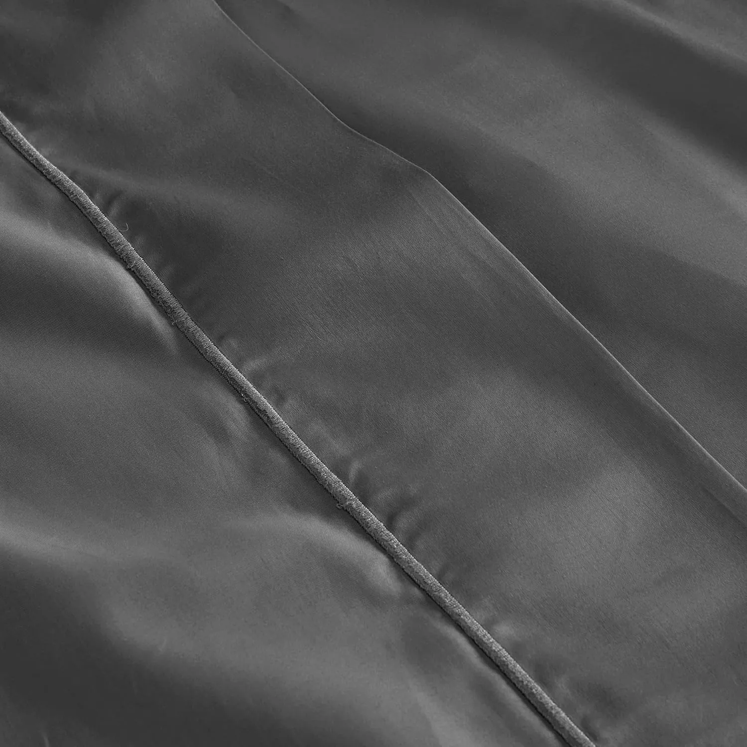 100% Egyptian Cotton Sheet Set | 400 Thread Count - Bedding Sheets & Pillowcase | Deep Pocket Fits up to 18" Mattress | Queen - Dark Gray - 4PC | Certified Egyptian Cotton | Nile Delta Collection