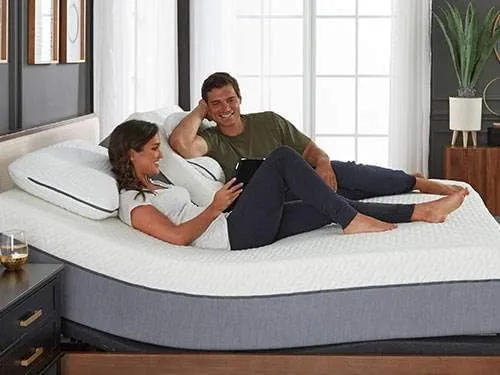 100% Pima Cotton 400 TC 4-Piece Top Split Head King Sheets for Adjustable Beds, Designed for Sleep Number Beds- 34'' Split from The Top, 15" Deep Pocket Fit - Aqua Blue