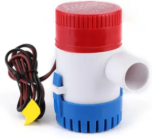 12V 1100GPH Submersible Bilge Pump Marine Boat Water Pump