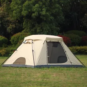 3-4Person Tent for Camping,Pop-Up Camping Tent,Outdoor Dome Tent with Windproof,Includes Rainfly, Carry Bag, Storage Pockets, and Sets Up in 5 Minutes