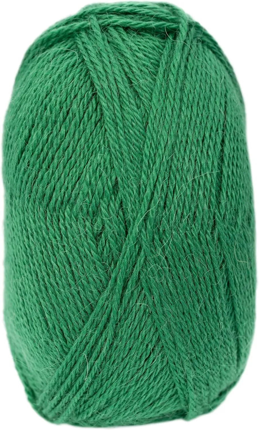 (3 Small Gorgeous Skeins) Alpaca Yarn Blend Umayo [657 Yards Total], #2 Fingering (Emerald Green)