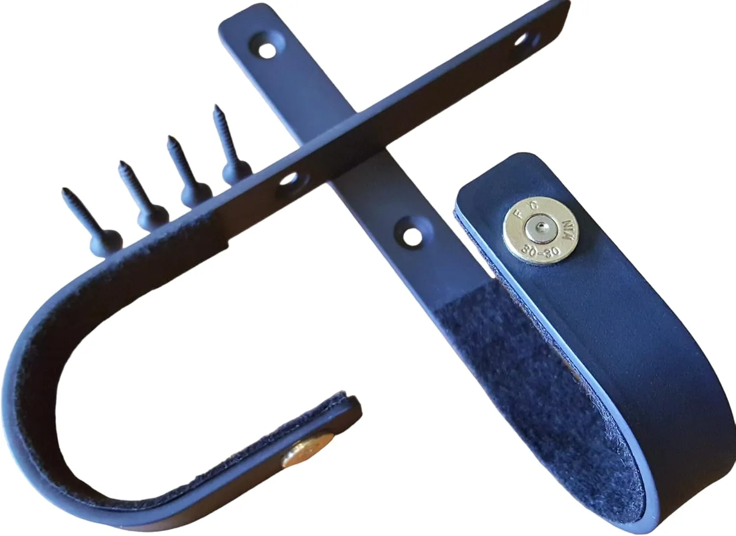30-30 Winchester (Black Finish) Gun Racks Rifle Hangers Shotgun Lever Action Musket Muzzleloader Wall Mount Hooks - Verdict Brackets