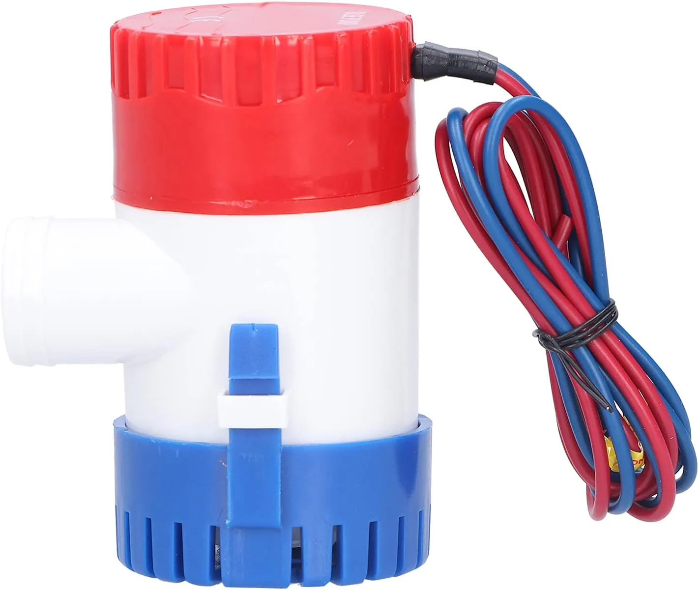 350GPH Bilge Pump, Stainless Steel Shaft ABS Pump with Filter, for Sea Water Quality Analysis, Sewage Treatment, Water Circulation Transfer (DC12V 350GPH)