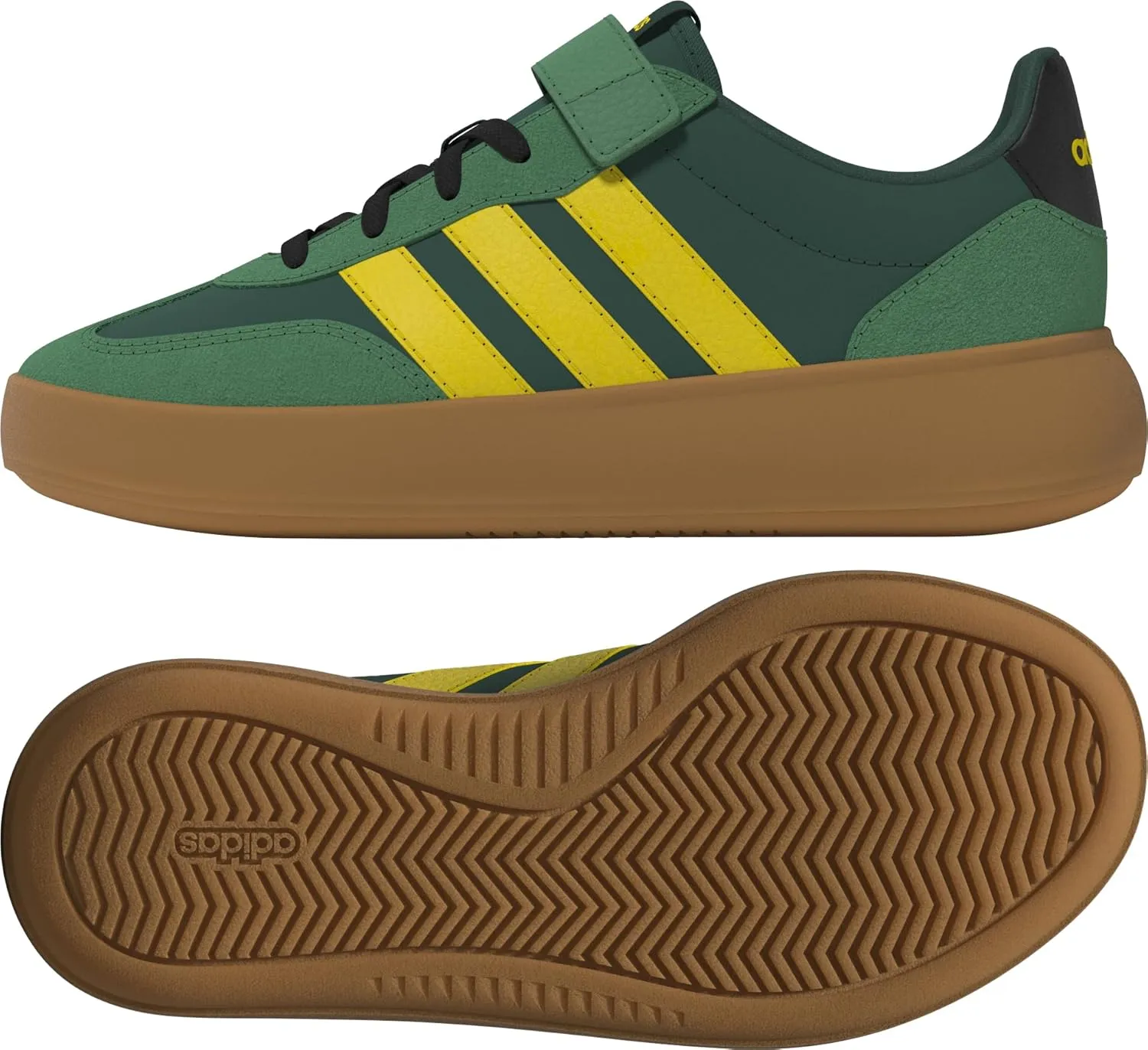 adidas Unisex-Child Barreda Decode Elastic Lace & Strap Sneaker