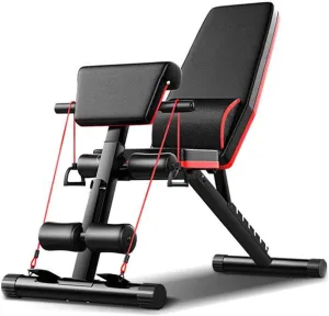 Adjustable Weight Bench For Full Body Workout Fitness Chair, Foldable Incline and Decline Weight Bench, Multifunction Gym Home Exercise Workout Fitness Chair 40-102cm Height Adjustable
