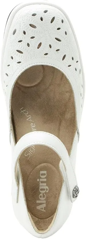 Alegria Women's Hayes Leather Wedge Mary Jane Pump