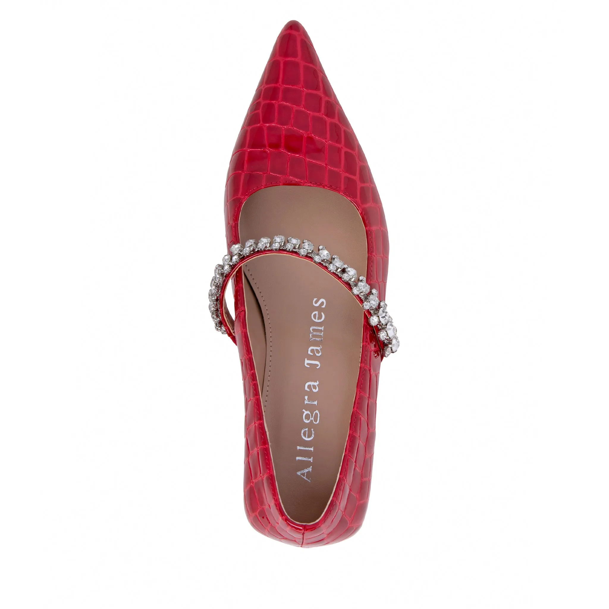 Antonella Embossed Leather Pump