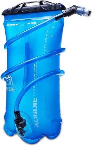 AONIJIE Foldable Hydration Bladder Leakproof Water Bag Water Reservoir for Outdoor Hiking Backpacking Running Cycling (1.5L-TPU)