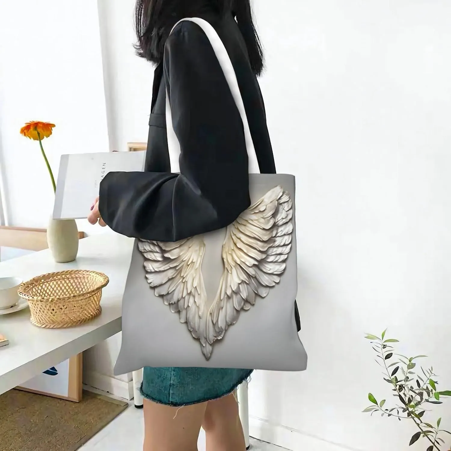Army Digital Camouflage Print Foldable Tote Bag For Women Large Tote Shoulder Handbag Reusable Grocery Bags