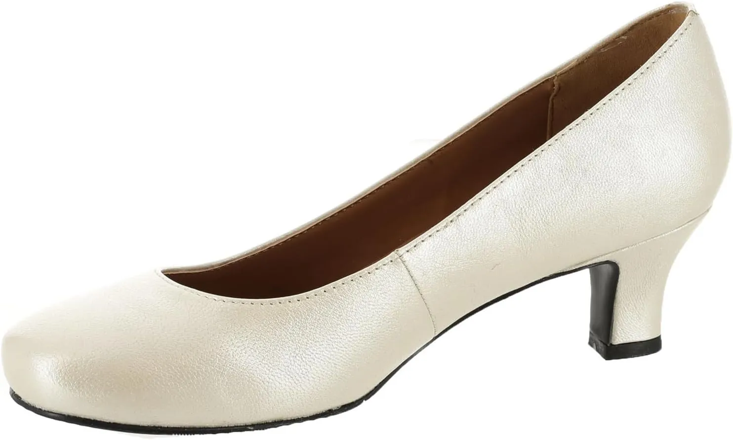 ARRAY Women’s Flatter Low Heel Leather Dress Pump