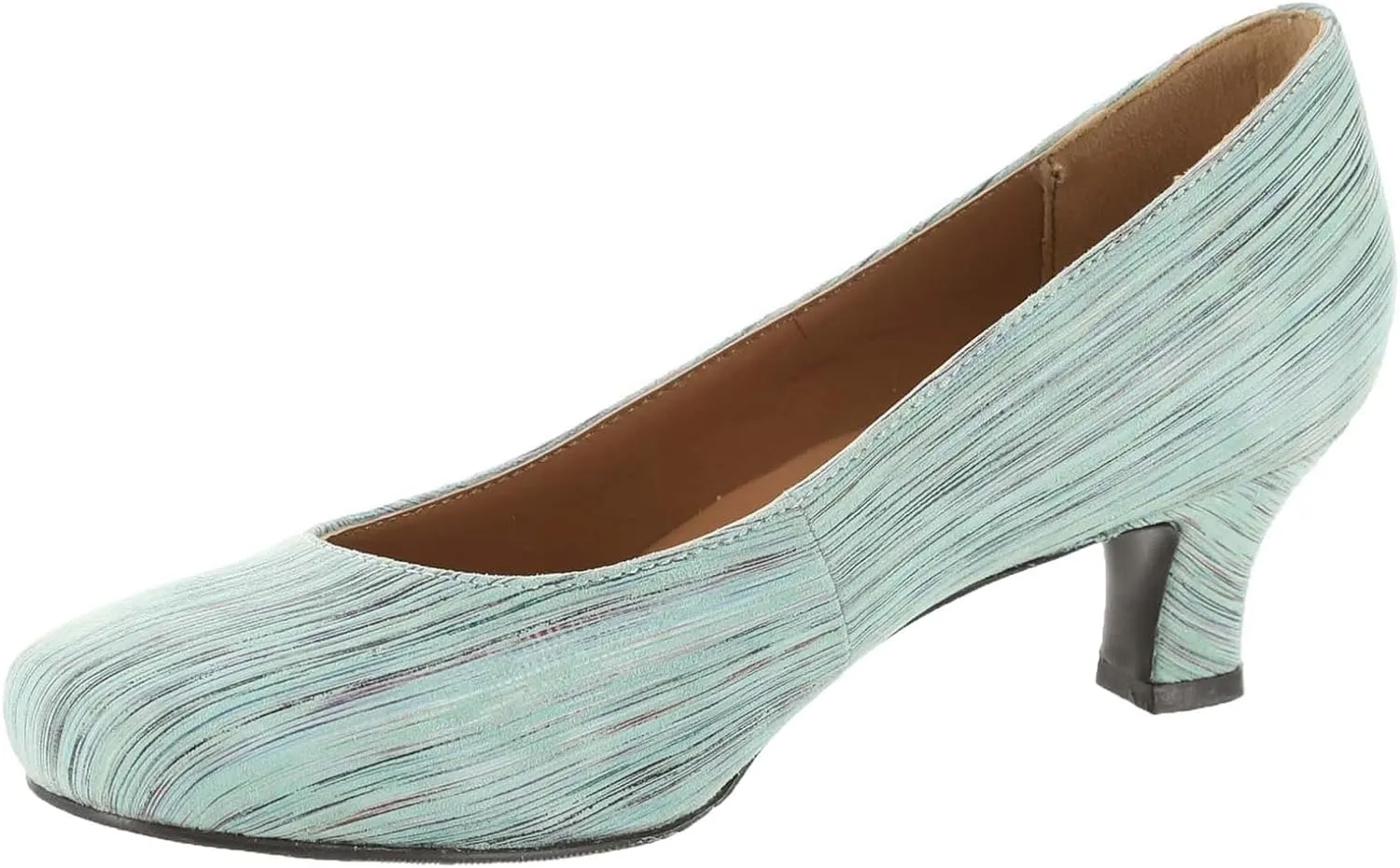 ARRAY Women’s Flatter Low Heel Leather Dress Pump