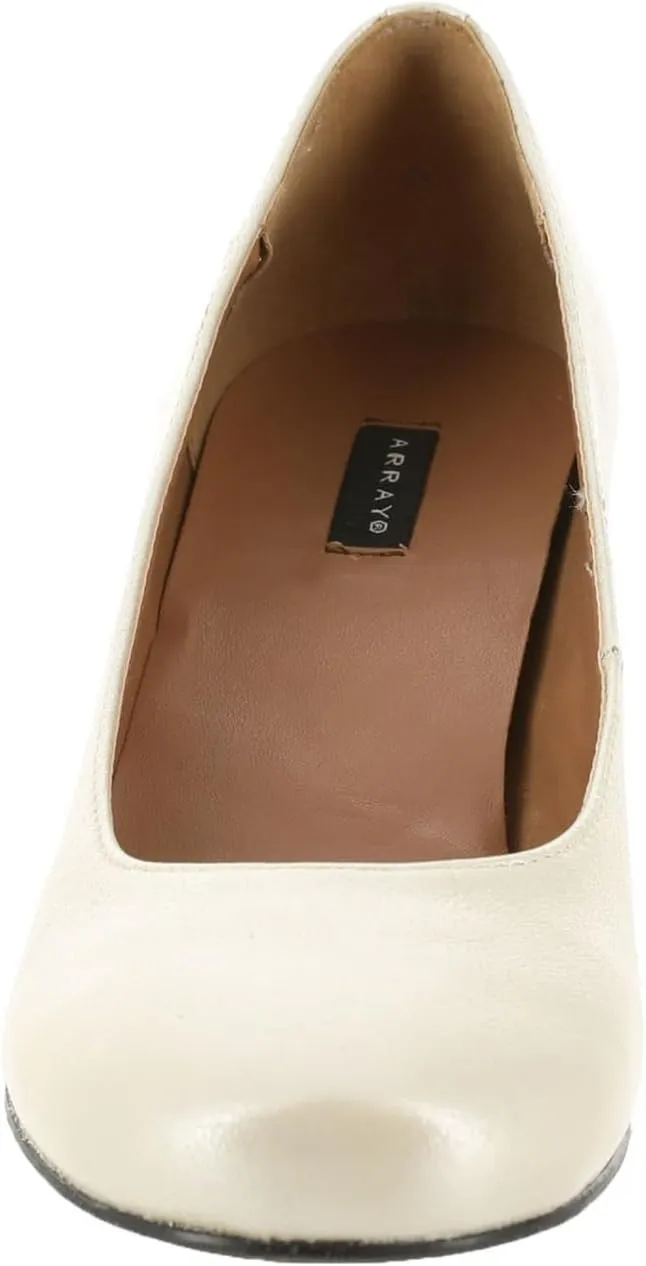 ARRAY Women’s Flatter Low Heel Leather Dress Pump