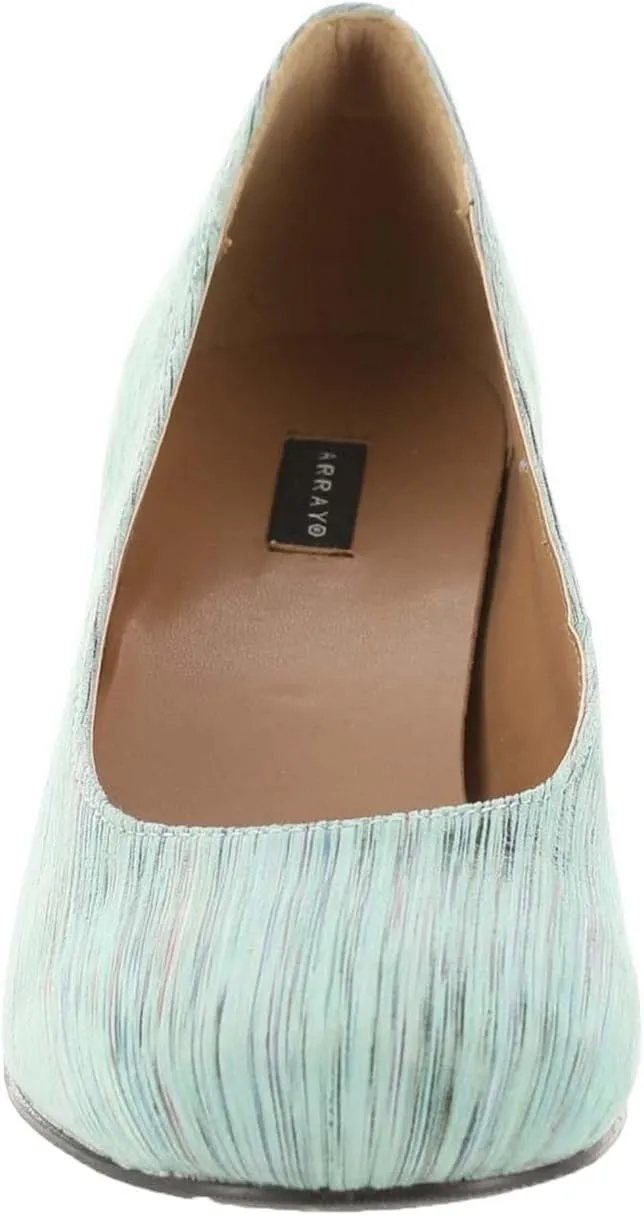 ARRAY Women’s Flatter Low Heel Leather Dress Pump