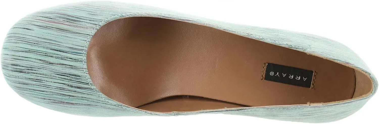 ARRAY Women’s Flatter Low Heel Leather Dress Pump