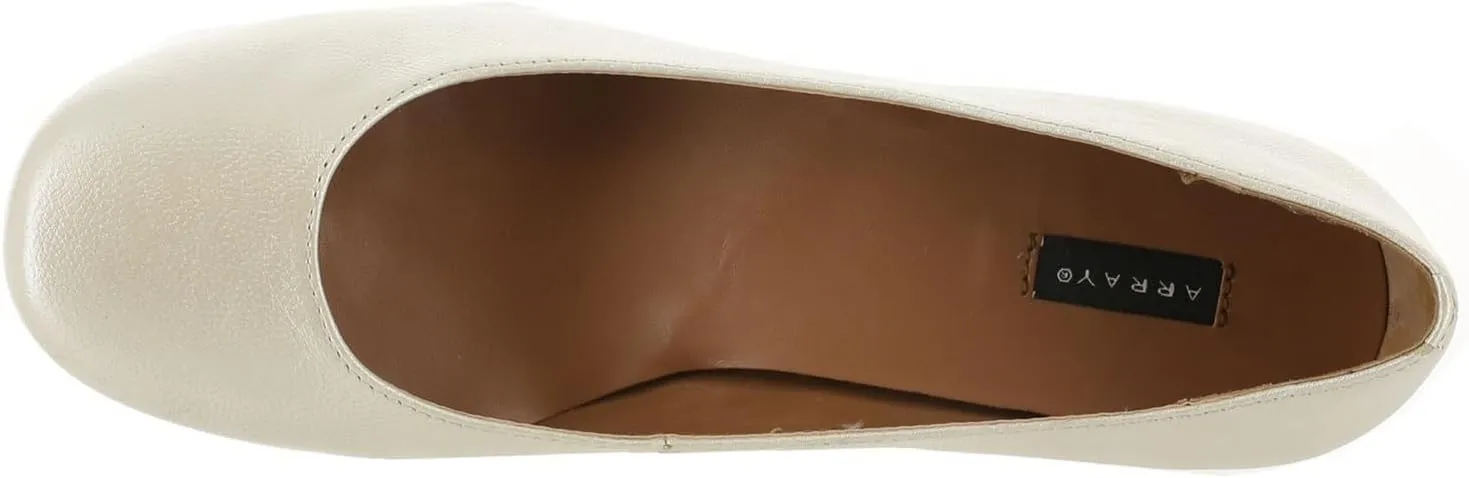 ARRAY Women’s Flatter Low Heel Leather Dress Pump