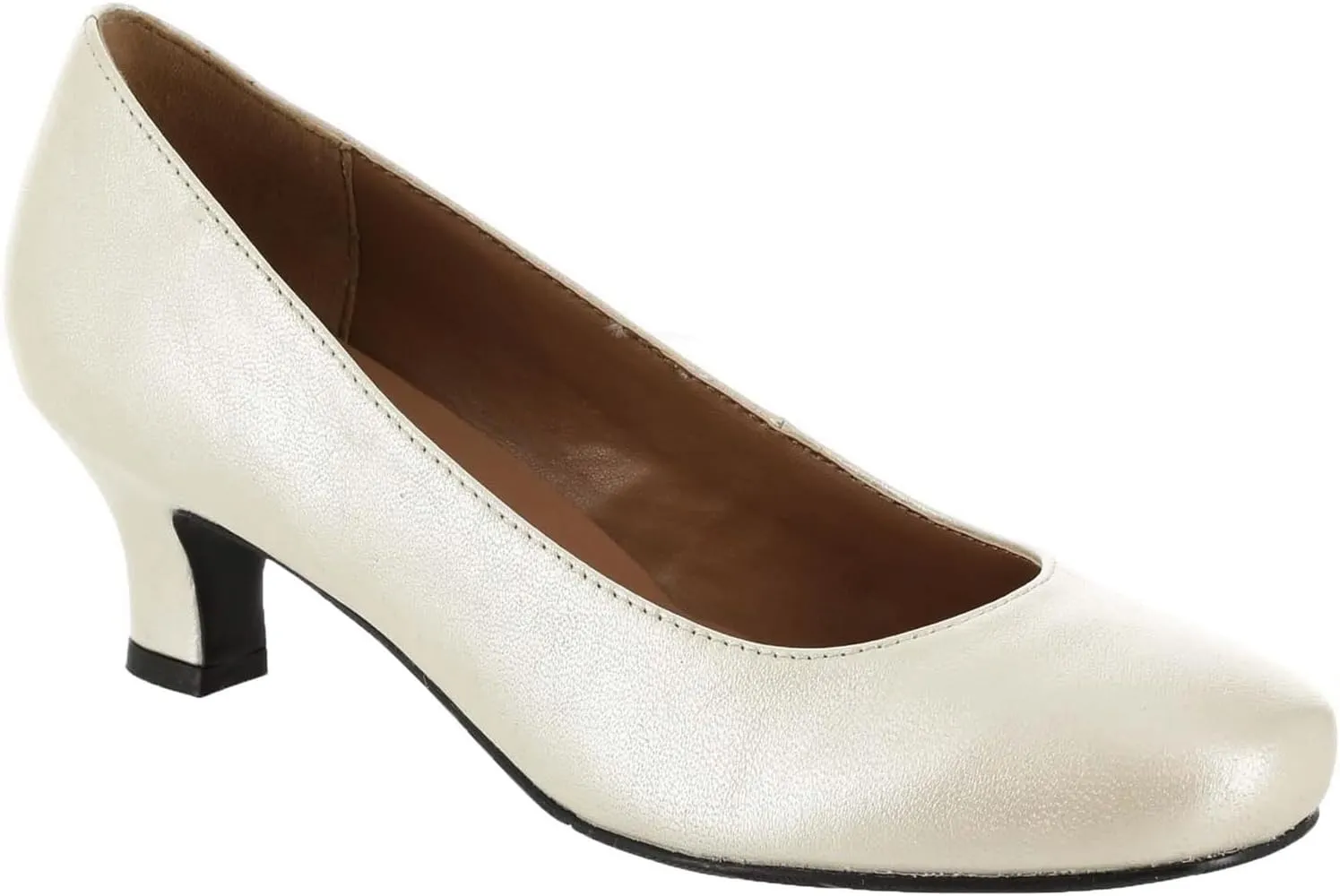 ARRAY Women’s Flatter Low Heel Leather Dress Pump