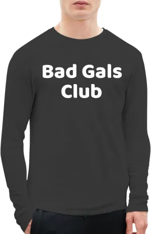 Bad Gals Club - A Soft & Comfortable Men's Long Sleeve T-Shirt CP05 Black