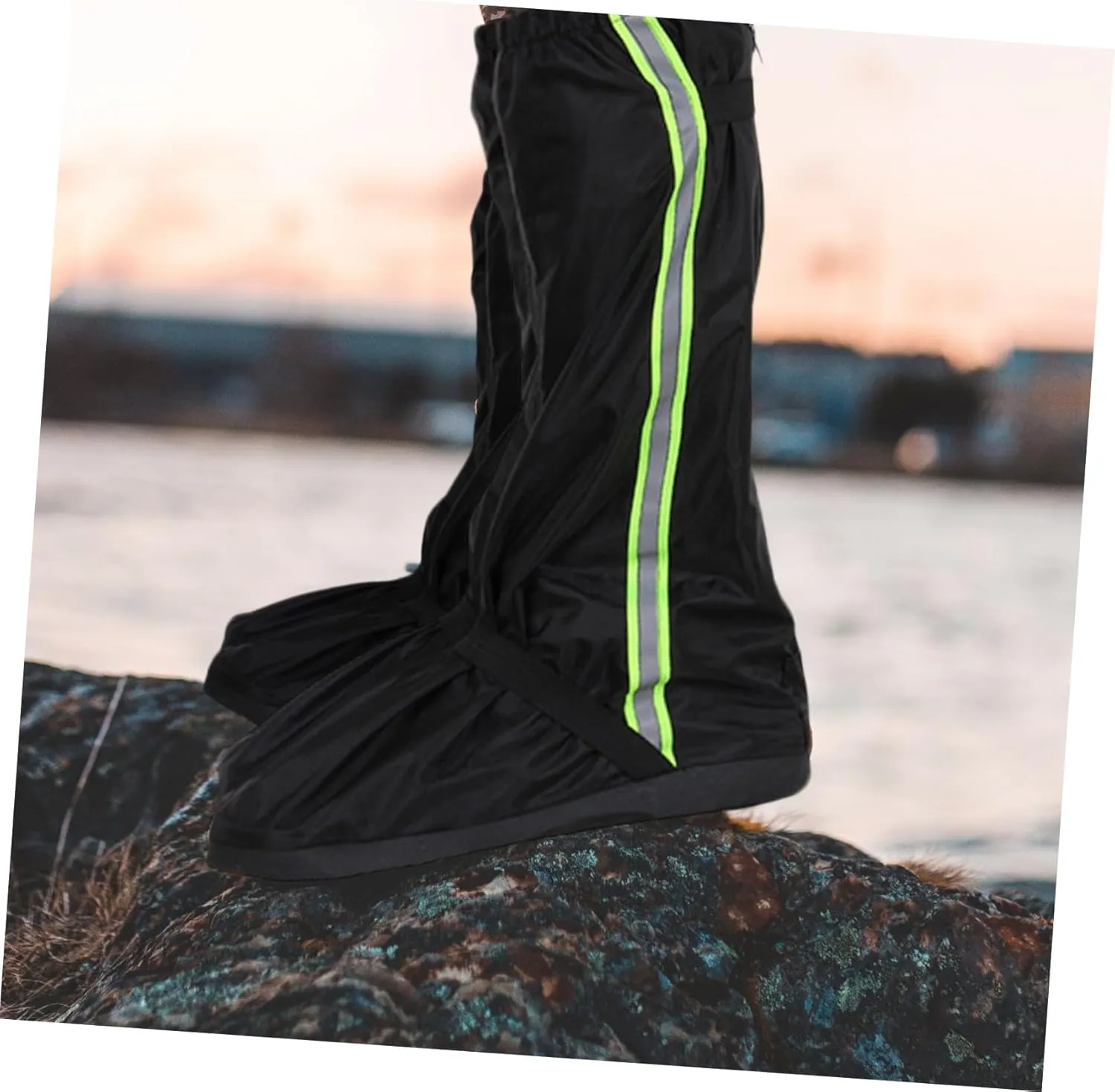 balacoo Shoe Cover Durable Unisex Leg Outdoor Guards Long Protector Snowshoeing Trail Lightweight Hiking Gaiters