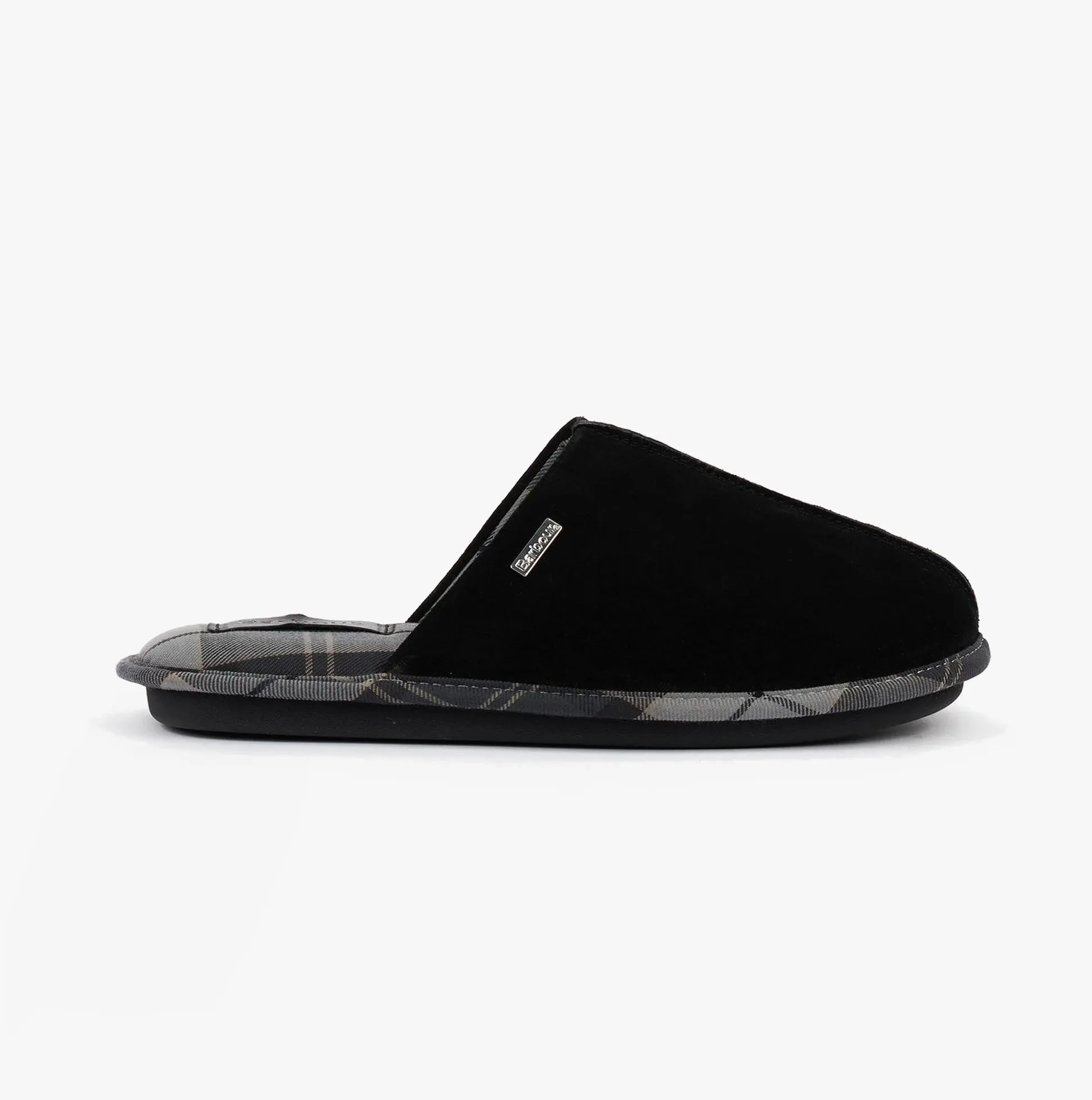 Barbour FOLEY Mens Mule Slippers Black