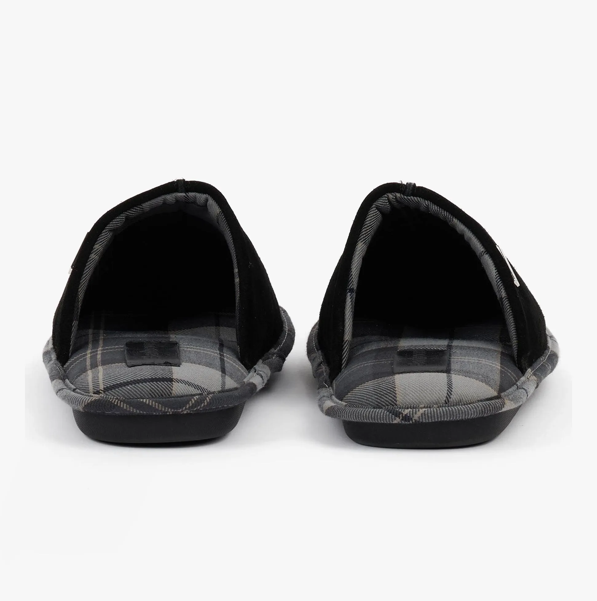 Barbour FOLEY Mens Mule Slippers Black
