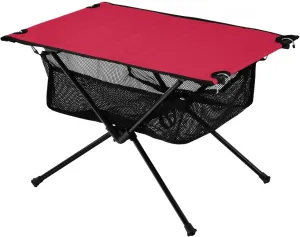 Beach Foldable Table Crimson Collapsible Portable Picnic Table with Storage Bag for Outdoor Dining Cooking Picnic