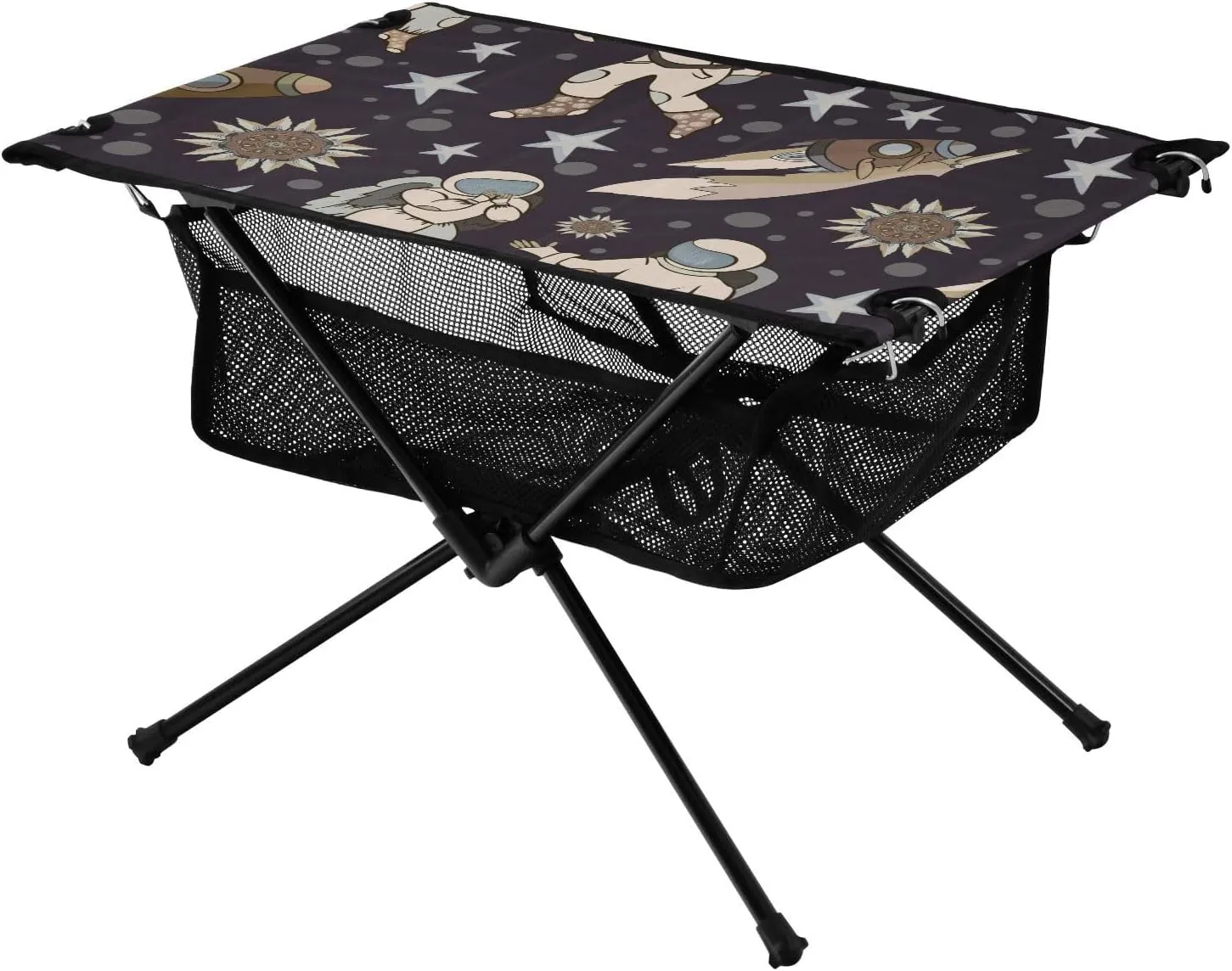 Beach Foldable Table Space Boy Adjustable Camping Outside Essentials for Park Garden Beach Travel