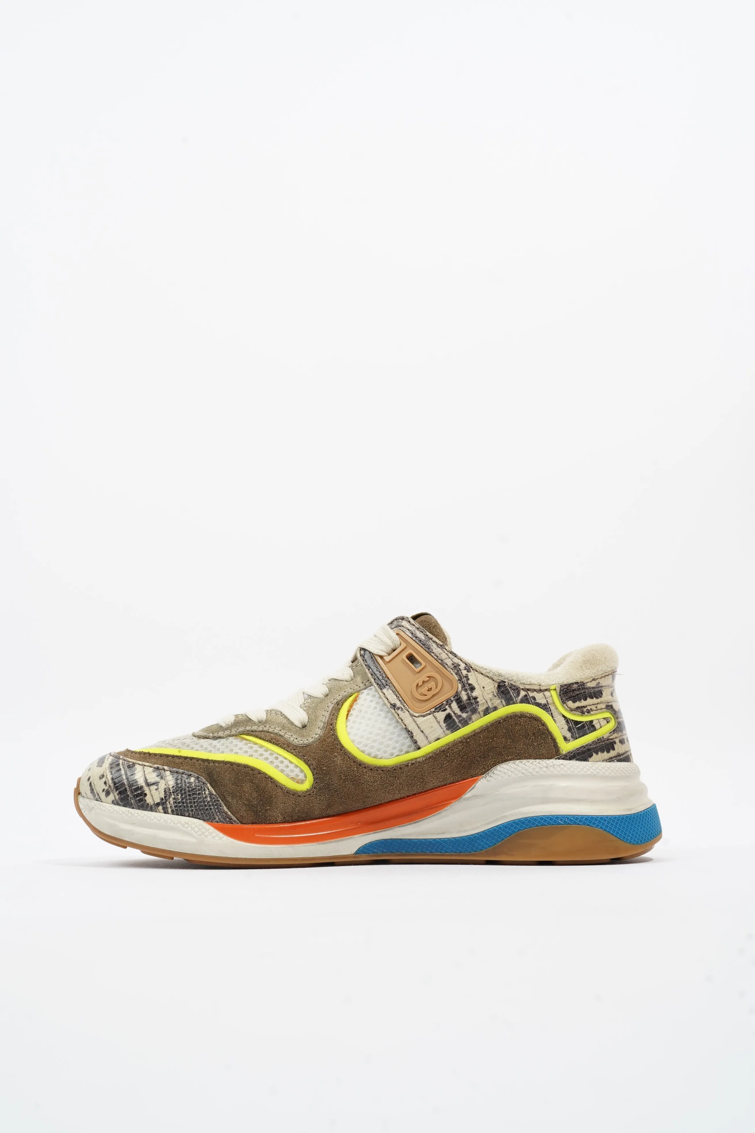 Beige / 37 Ultrapace Yellow Gucci EU Free returns Mesh UK Sneaker 4 Durable Brown /
