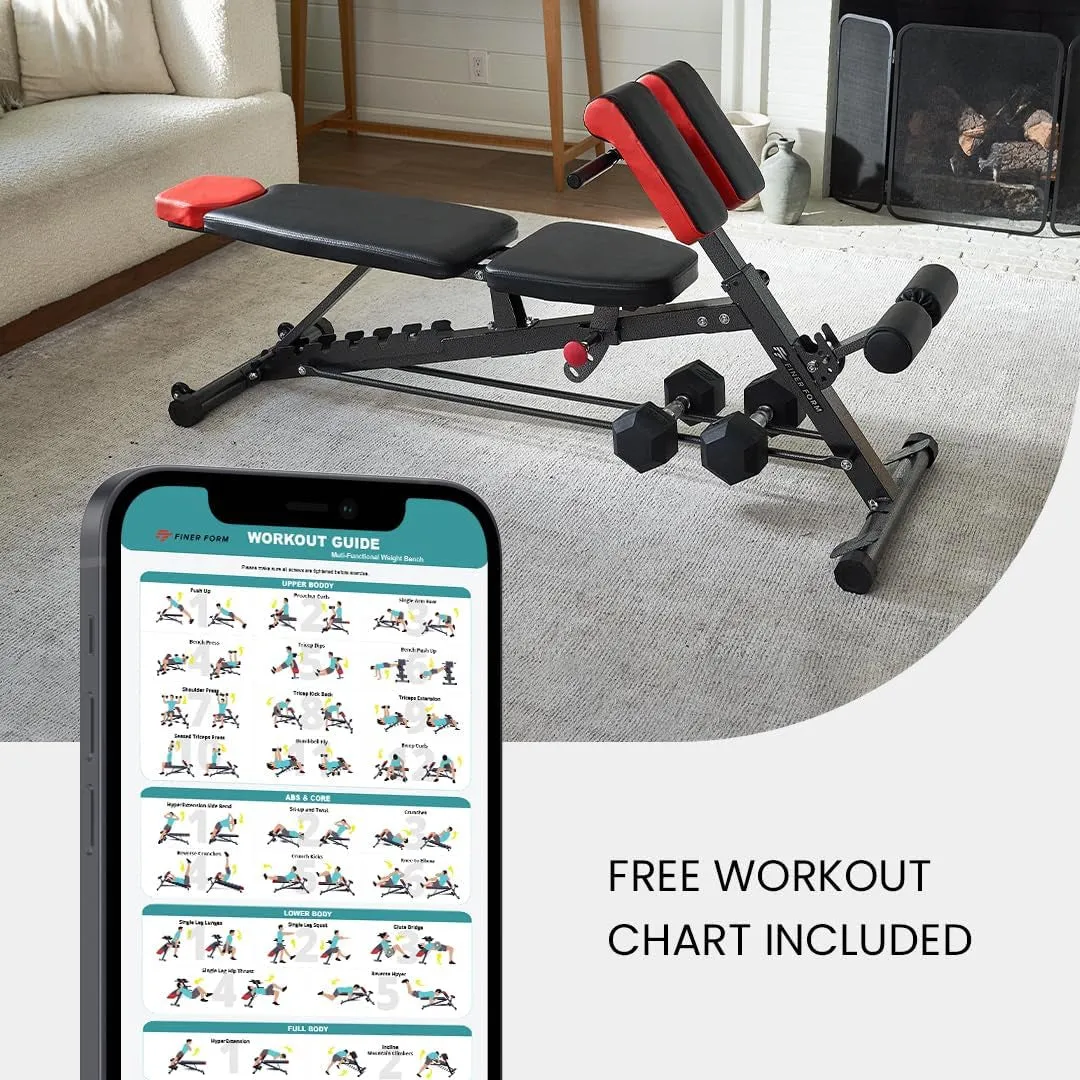 Bench – Full Decline Sit All-In-One for Adjustable Extension, Flat up Body Chair, Multi-Functional Workout Weight Bench, Bench Incline Outstanding value Hyper Back Bench, FID Ab Timely Roman