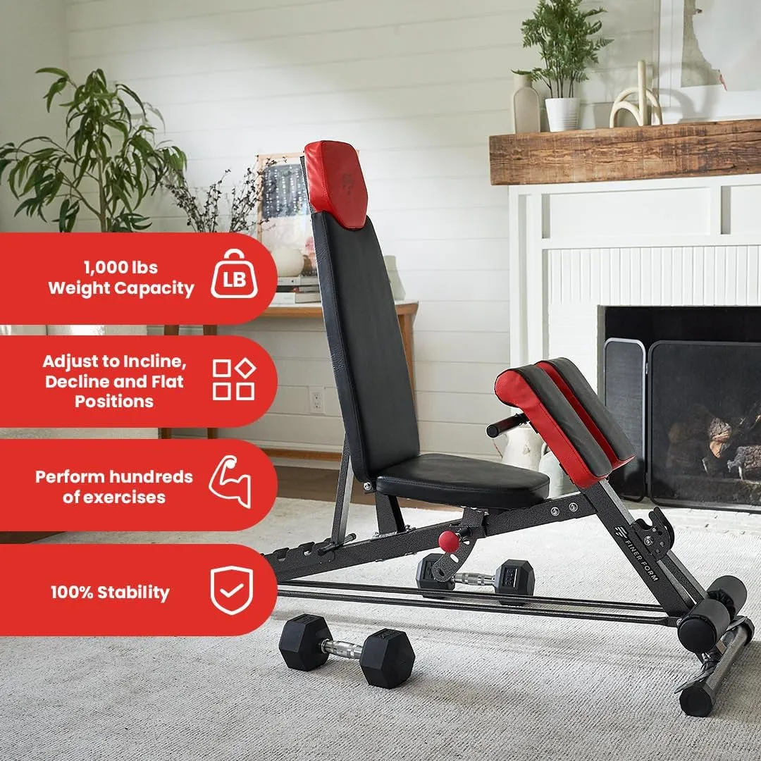 Bench – Full Decline Sit All-In-One for Adjustable Extension, Flat up Body Chair, Multi-Functional Workout Weight Bench, Bench Incline Outstanding value Hyper Back Bench, FID Ab Timely Roman