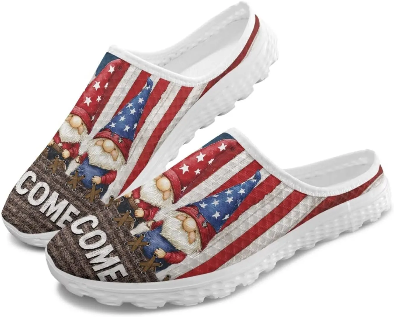 Binienty Mule Sneakers for Women Soft EVA Sole Anti-Slip Garden Clogs Fashion Slip on Loafers