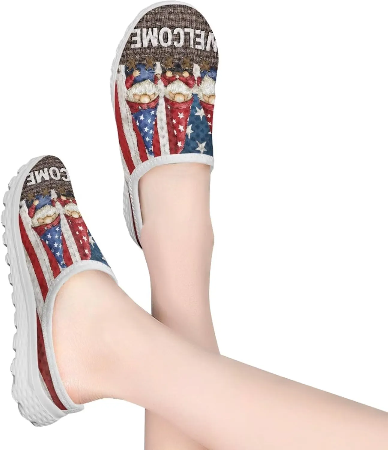 Binienty Mule Sneakers for Women Soft EVA Sole Anti-Slip Garden Clogs Fashion Slip on Loafers
