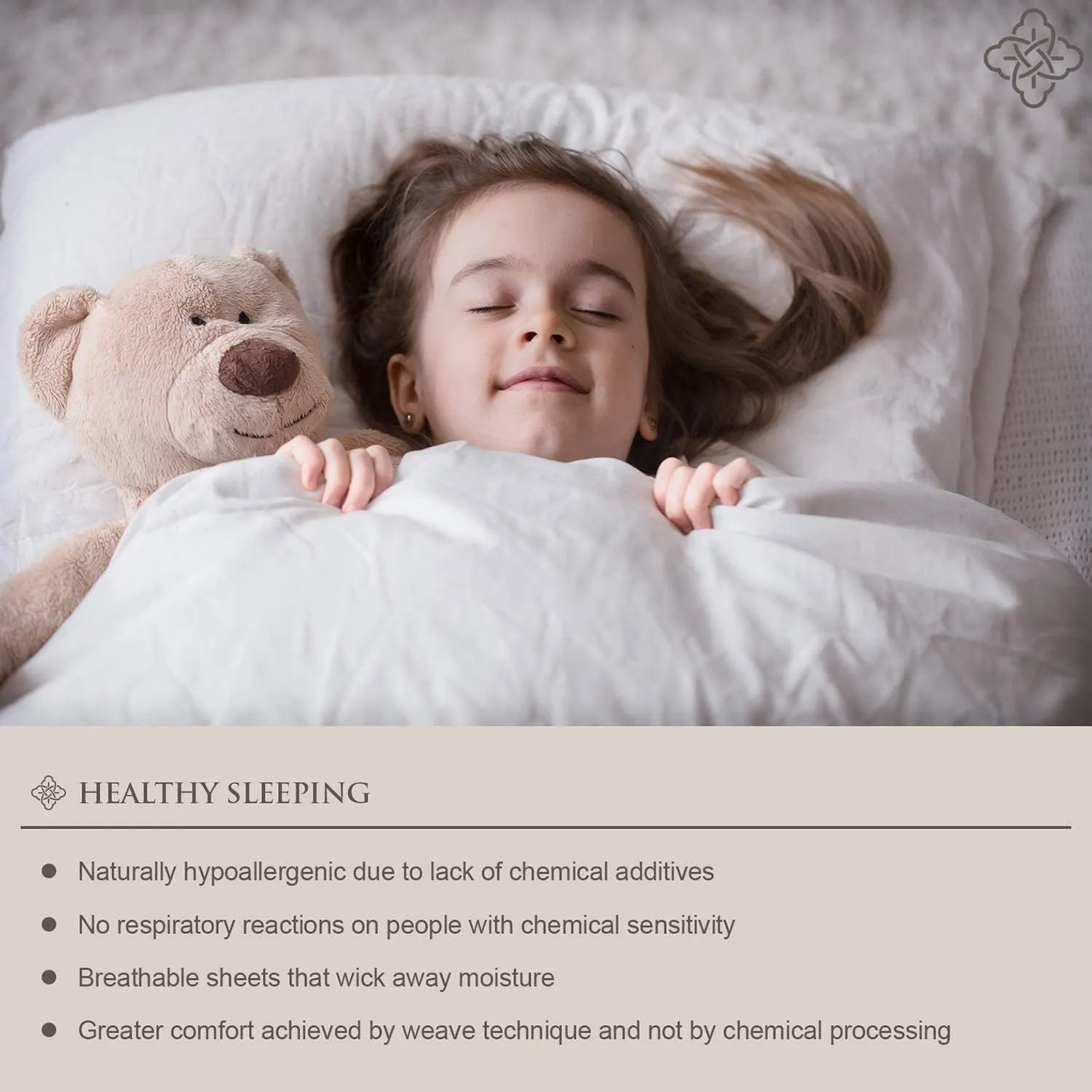 BIOWEAVES 100% Organic Cotton Percale Weave Sheets King – Crisp, Soft & Naturally Cooling, 300 Thread Count GOTS Certified Sheets for King Size Bed with 17” Deep Pocket – 4 Piece Set, White