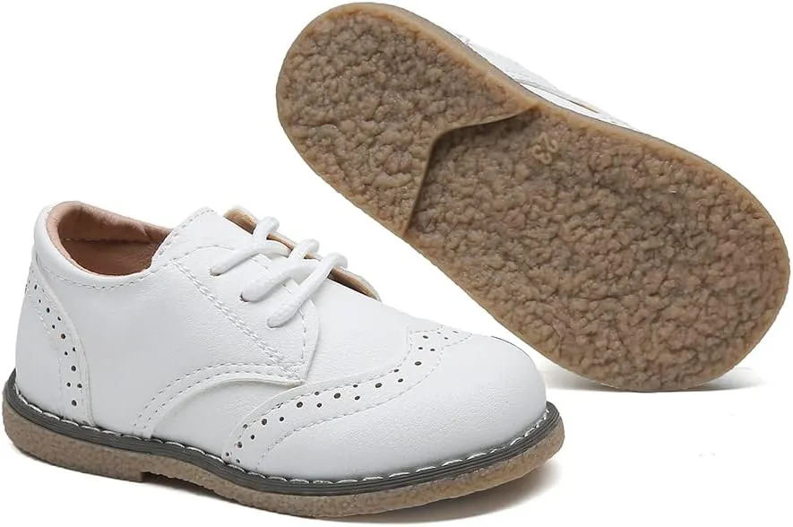Boys School Uniform Dress Shoes Casual Oxford Flats Toddler Girl Dress Shoes