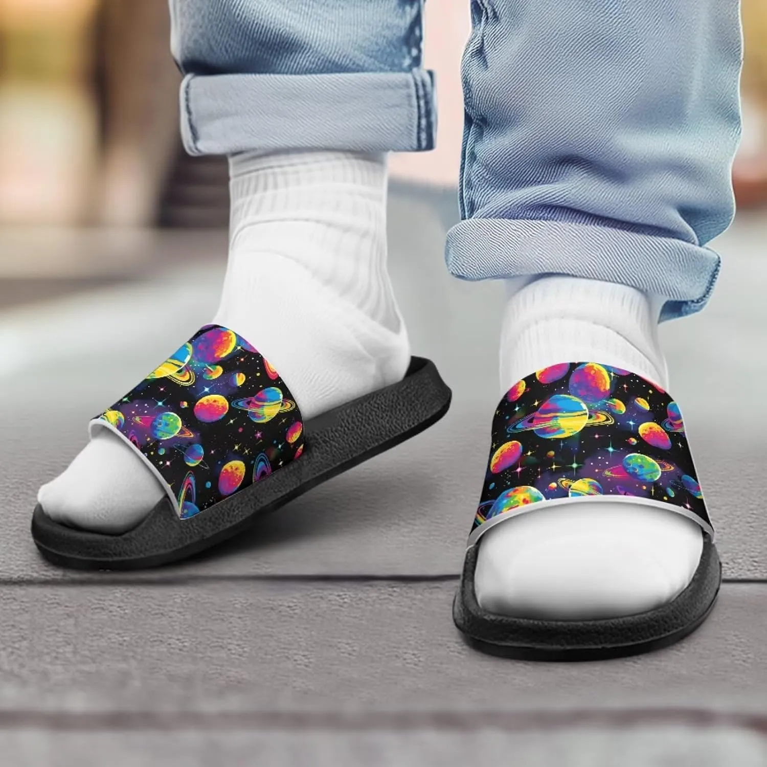 Boys Shower Bath Shoes Children's Slippers Comfort Slide Sandals for Girls Soft Cushion Footbed House Sandals