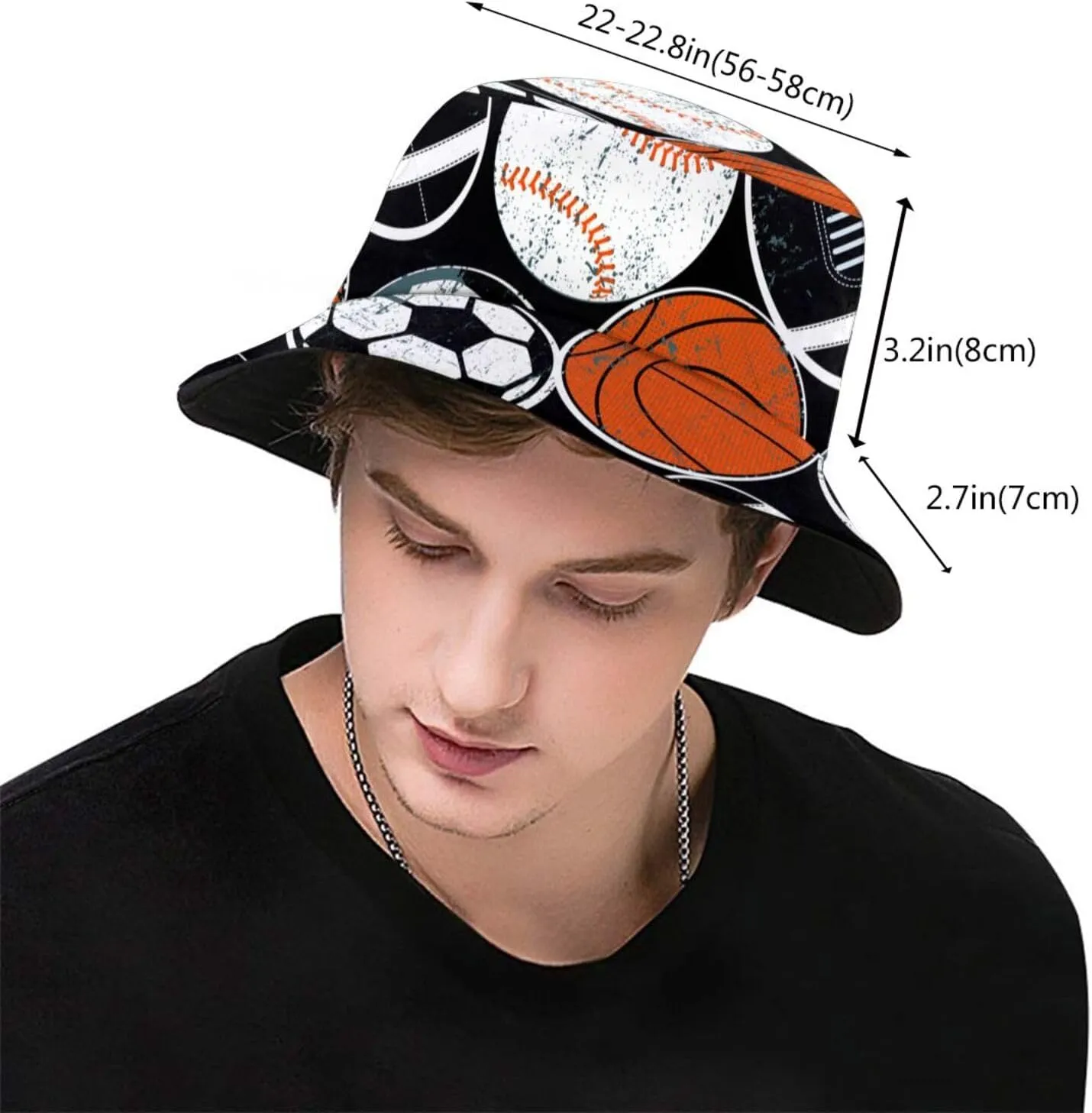 Bucket Hat Packable Breathable Sun Hats for Women Men Teens Unisex Summer Travel Beach Fisherman Cap