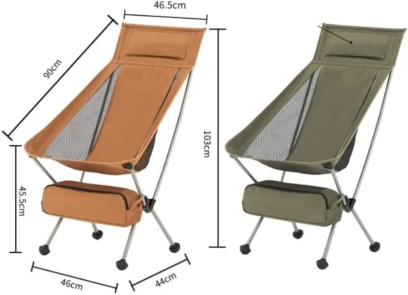 Camping Chair Ultralight Backpack Camping Chair Travel Hiking Foldable Portable Outdoor Beach Backpack Seat, Breathable Double-Sided Mesh Folding Chair