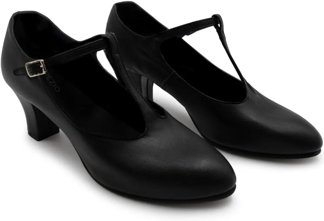 Capezio Women's Jr. Footlight T-Strap Character Shoe Oxford