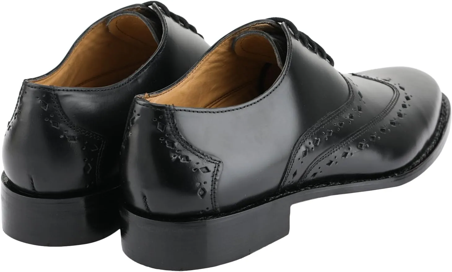 Captoe Oxford Goodyear Welted Formal Handmade Leather Dress Shoes