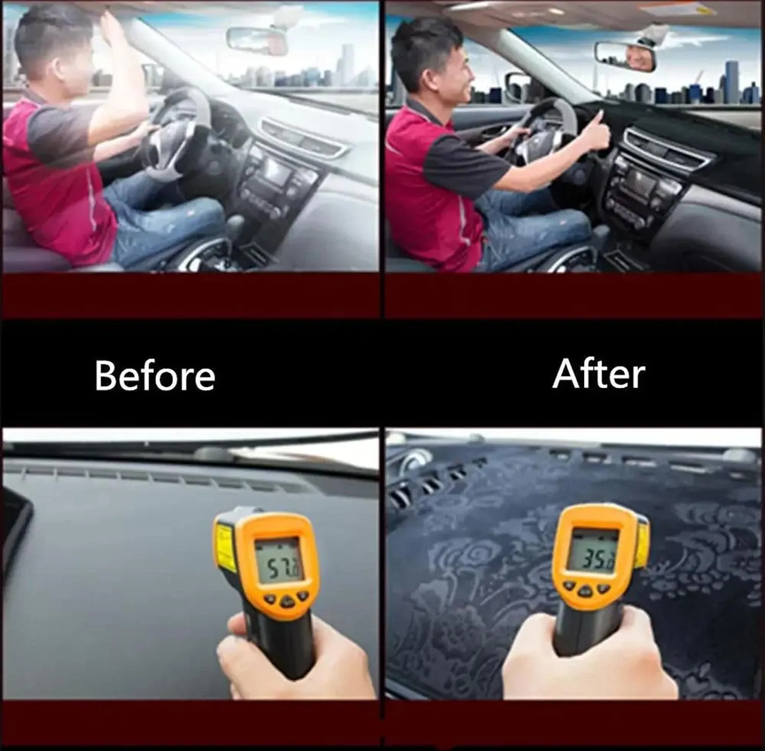Car Dashboard Cover Dash Sunshade,for Chevrolet Aveo T200 03-11 Daewoo Gentra T250 05-11 Ravon Nexia R3 15-2020 Accessories