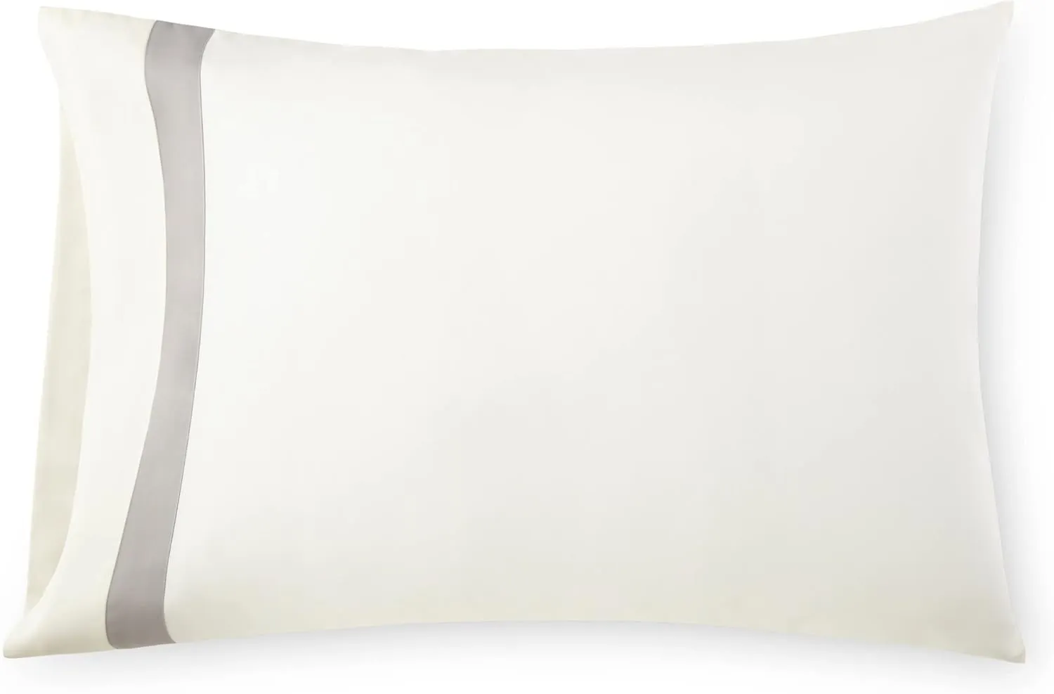 Chezmoi Collection Portofino 4-Piece 400 Thread Count Tencel Cotton Sheet Set - Applique Bordered - Silky Soft, Smooth, Breathable Cooling - King, Gray