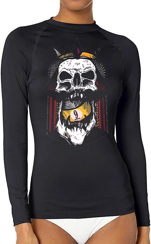 CHOO Women's Aliens Uv-Protected Sports Fitted Shirt Skin Tee for Fishing, Large