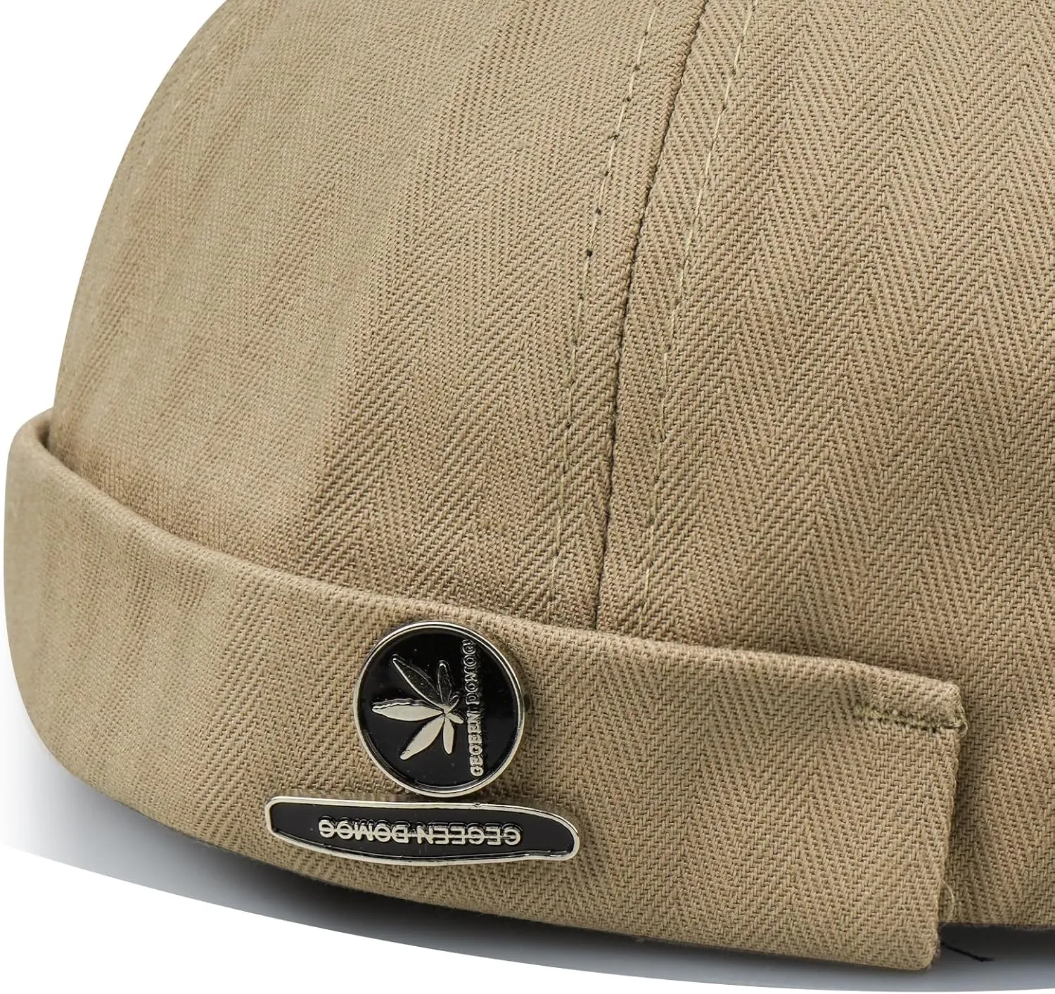 CLAPE Beanie Docker Cap Mens Brimless Hats Sailor Fisherman No Visor Cap Rolled Cuff Harbour Hat Casual Skull Caps