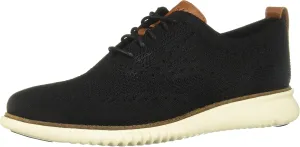 Cole Haan Mens 2.Zerogrand Stitchlite Oxford Black/Ivory 14 Medium US