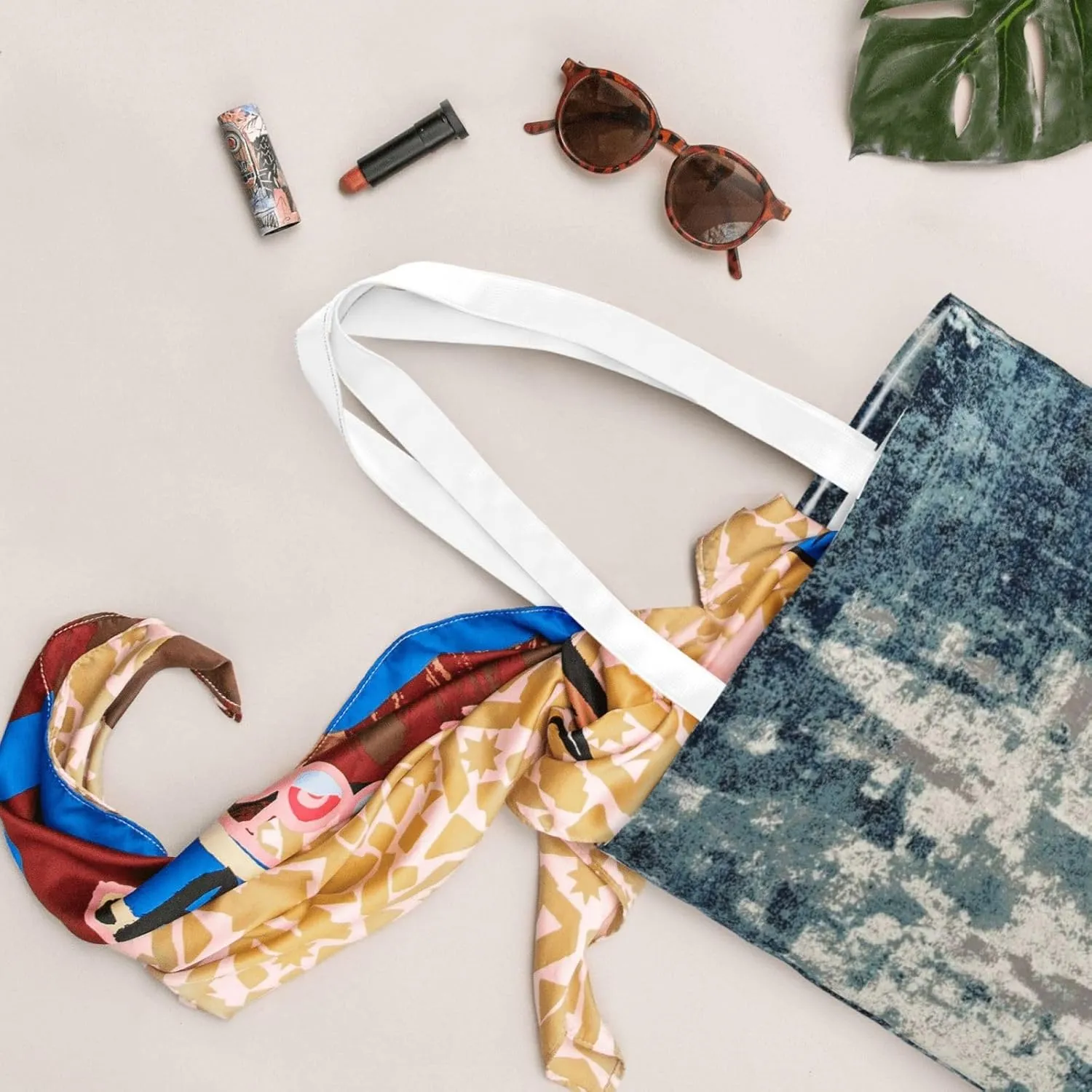 Colorful Brick Print Foldable Tote Bag For Women Large Tote Shoulder Handbag Reusable Grocery Bags Travel Work