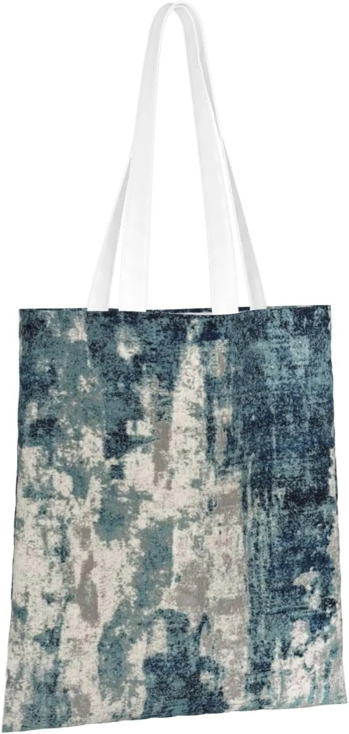 Colorful Brick Print Foldable Tote Bag For Women Large Tote Shoulder Handbag Reusable Grocery Bags Travel Work