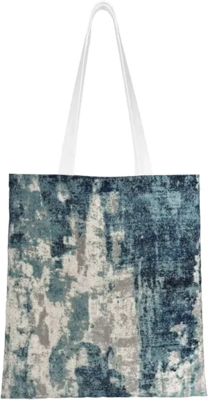 Colorful Brick Print Foldable Tote Bag For Women Large Tote Shoulder Handbag Reusable Grocery Bags Travel Work