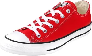 Converse Unisex Chuck Taylor All Star OX Sneaker (4 D(M) US, Red)