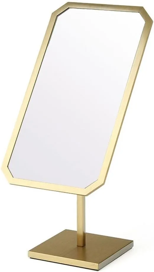 Cosmetic Mirror Desktop Vanity Mirror Desktop Stainless Steel Vanity Mirror Jewelry Store Desktop Mirror Counter Dedicated Make Up Mirrors
