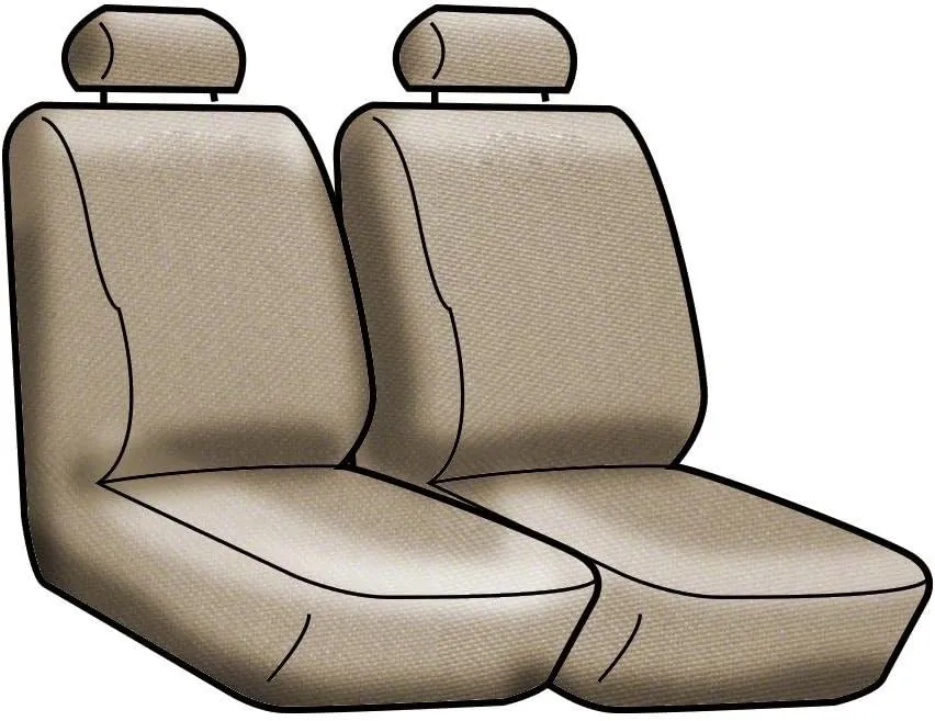 Coverking Custom Fit Seat Cover for Select Toyota Tacoma Models - Neosupreme (Gray with Black Sides)